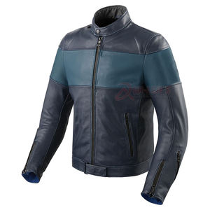 Veste de motard en cuir véritable pour hommes Équipement de course de moto Veste en cuir de course Équipement de moto de course - Product Image 1