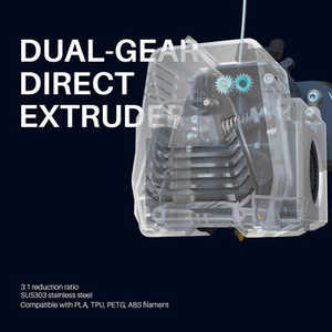 Impresora 3D Industrial Neptune 3 Pro de Doble Extrusor para Construcción, Odontología, Etiquetas, Tarjetas, Placas Base, Boquillas, Extrusores y PLA (Usado) - Product Image 5