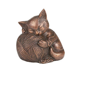 โกศเผาศพสำหรับสัตว์เลี้ยงลูกแมวทำจากไม้ที่มีคุณภาพดีที่สุด40ลูกบาศก์นิ้ว - Product Image 1