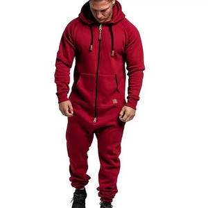 Chándal para hombre 100% algodón para hombre Otoño e Invierno Nuevo Color sólido Sudadera con capucha + Pantalones Conjunto de dos piezas Conjunto de moda Chándal para hombre - Product Image 1