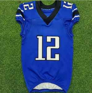 Uniforme de fútbol americano personalizado de alta calidad unisex conjuntos de manga corta con características transpirables de talla grande y logotipo personalizado - Product Image 6