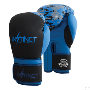 Guantes de boxeo de entrenamiento de club profesional ligeros de alta calidad logotipo personalizado cuero de PU empuñaduras transpirables que absorben la humedad - Product Image 1