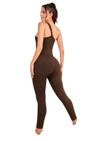 Combinaison de sport une pièce sans couture pour femme 2026 avec coussinets amovibles, 100 % polyester respirant et séchage rapide