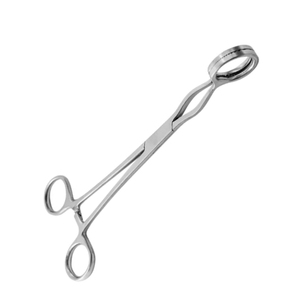 Fórceps de sujeción de lengua Collin de la mejor calidad, herramienta de extracción de lazo de lengua, fórceps con mordazas de agarre ranuradas - Product Image 2