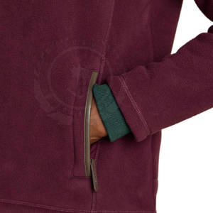 Chaqueta Ligera de Invierno para Hombre, Talla Grande, con Cierre de Cremallera de un Cuarto, Logotipo Frontal, Mezcla de Algodón de Alta Calidad, Ecológica y Transpirable - Product Image 4