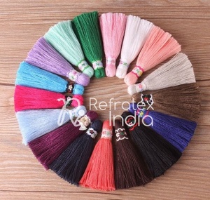 Borlas Decorativas Hechas a Mano de Primera Calidad, Proveedor Mayorista de Refratex India, Hechas en India, Borlas Personalizadas para Prendas - Product Image 5