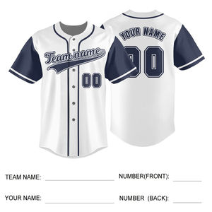 Ropa deportiva personalizada, camiseta de béisbol con botones transpirables de poliéster, uniforme de Béisbol Juvenil para hombres recién llegados - Product Image 5