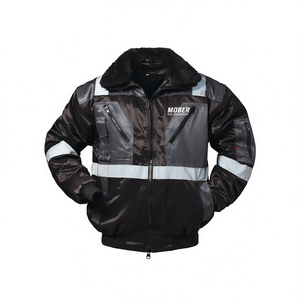 Kirkenes Black/<b>Grey</b> 4-in-1 Combination Pilot <b>Jacket</b> Versatile Raincoat for Optimal Weather Protection Made in Norway - Product Image 2