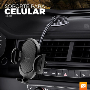 Car <b>Mount</b> Cell <b>Phone</b> <b>Holder</b> with Suction <b>Cup</b>, 360 <b>Holder</b> - Assorted Colors - Product Image 2
