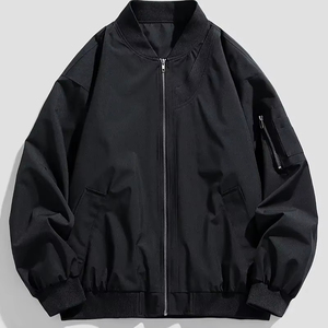 Blousons aviateur en daim pour hommes, matière douce et chaude, look élégant, vêtements de mode haut de gamme, parfaits pour les vêtements d'hiver par temps froid - Product Image 1