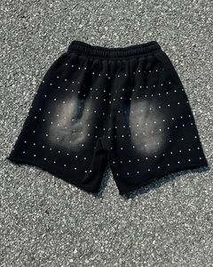 กางเกงขาสั้นเล่นยิมของผู้ชายกางเกงขาสั้นแบบลำลองสำหรับทุกเพศกางเกงขาสั้นผ้าฝ้ายผ้าฟลีซทำจากรามอุตสาหกรรม - Product Image 1