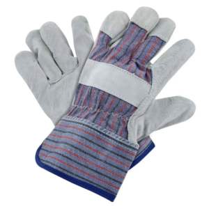 Gants de travail en cuir de vachette fendu pour hommes Sécurité industrielle Gants de travail protecteurs Canadian Rigger - Product Image 1