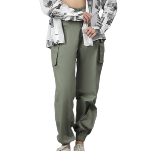 Lightweight <b>Women's</b> Cargo Pants Jogger Style for Hiking Everyday Wear Soft Comfortable Quick Dry Breathable Striped Pattern 100% - Product Image 4