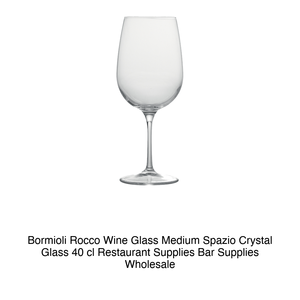 Copa de Vino Bormioli Rocco Mediana Spazio de Cristal 40 cl, Suministros para Restaurantes, Suministros para Bares, Venta al por Mayor - Product Image 2