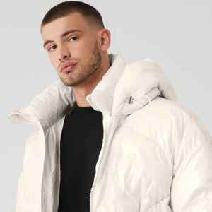 Veste polaire à capuche légère en toile pour homme Manteau d'hiver respirant et résistant à l'eau pour les sports de plein air à usage décontracté - Product Image 6