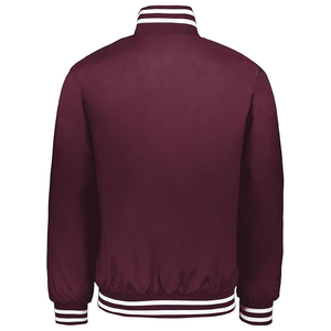 Chaqueta universitaria de béisbol bordada con cuello levantado para hombre de alta calidad personalizada, moda de invierno para estaciones frías - Product Image 6