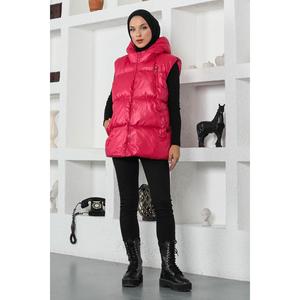 Chaleco Inflable Rosa con Diseño de Gabardina MSW9468-3 - Product Image 4