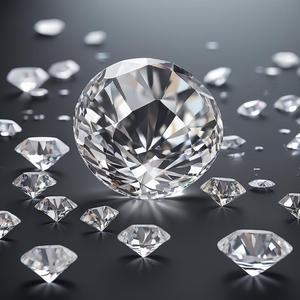 เครื่องประดับเพชร CVD HPHT การรับรอง IGI เพชรตัดทรงกลม 1 กะรัตเพชรหลวม - Product Image 5