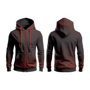 เสื้อฮู้ดโพลีเอสเตอร์100% สำหรับผู้ชายเสื้อสวมหัวพิมพ์ซับลิเมชันลายสัตว์สองชั้นสำหรับฤดูใบไม้ร่วง - Product Image 3