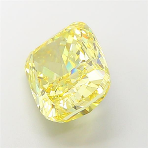 Diamante radiante cultivado en laboratorio, gema suelta, corte cojín, color amarillo vivo, certificado, tipo CVD, brillo deslumbrante, joyería fina atemporal. - Product Image 6