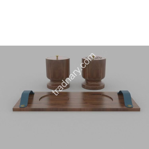 Dernier brûleur traditionnel Mubkhar Bukhoor brûleur d'encens en bois forme de cône cadeau Ramadan Tradnary Exim Pvt Ltd vente en gros disponible - Product Image 2