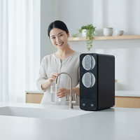 Sistem Filter air Osmosis terbalik 600GPD untuk penggunaan di rumah (sistem RO 2 suhu)