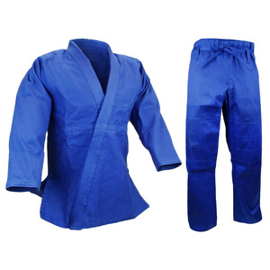 Ventes en gros de tenues de karaté en coton, vêtements de BJJ, tenue de combat durable, ensemble de kimono de BJJ bleu, uniformes d'entraînement fabriqués au Pakistan - Product Image 1
