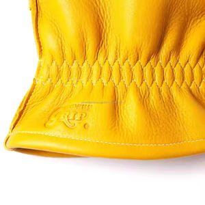 2025 Lady Cowhide <b>Leather</b> Hand Protection Work <b>Gardening</b> <b>Gloves</b> Short <b>Glove</b> With Adjustable Wrist <b>Leather</b> <b>Gloves</b> by Pakistan - Product Image 4