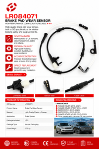Cable de Advertencia del Sensor de Desgaste del Freno Trasero LR084071 para Land Rover Range Rover Sport Discovery 5 Defender, Sensor Automotriz - Product Image 2