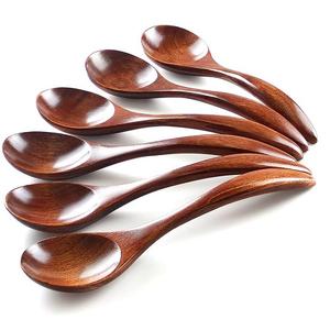 Handmade Natural Wood Cooking <b>Utensils</b> <b>Set</b> Kitchen Wooden Cookware Tools for Parties - Product Image 3