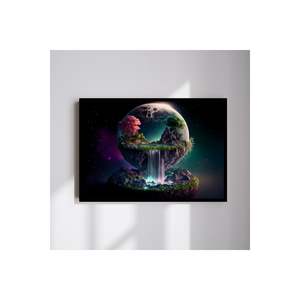 <b>Large</b> Size 70x50cm MDF Table Quality Colorful Faded Nature Scenery <b>Printing</b> Frame <b>Wall</b> Accents 158 - Product Image 5