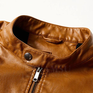 Most Popular <b>High</b> Quality Men <b>Leather</b> Jacket Pakistan Made <b>Top</b> Product <b>Leather</b> Jacket for Men - Product Image 4