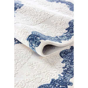 Elkenz EK012 Alfombra de área de larga duración Alfombra blanca con textura suave - Product Image 2