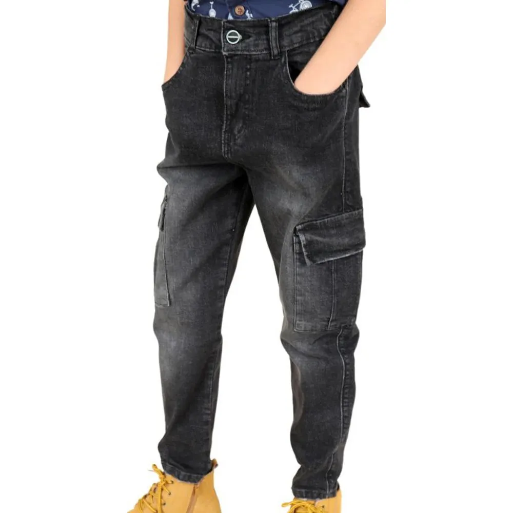 Hochwertige Marke Kinder Jeans Kinder Jungen Hosen Hosen Mode Denim Babyhosen Jeans