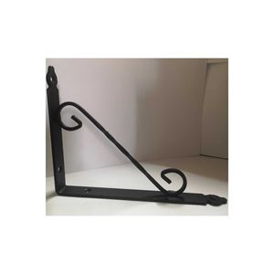Ripiano in ferro battuto 20x30 nero (prezzo PER pezzo)