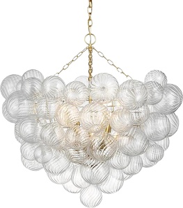 Longree Verre Bulle <span class=keywords><strong>Lustre</strong></span> <span class=keywords><strong>Boule</strong></span> <span class=keywords><strong>Forme</strong></span> Pendentif Lumière Or Base <span class=keywords><strong>Lustre</strong></span> Décoratif pour Salon Salle À Manger Chambre - Product Image 1