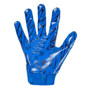 Gants de football américain de première classe noir et blanc pour hommes et femmes, design antidérapant en silicone, cuir de haute qualité - Product Image 3