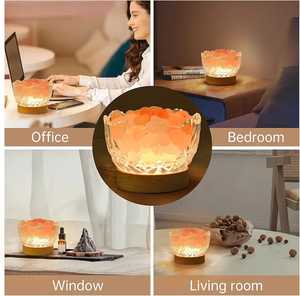 Cool Mist <strong>Himalayan</strong> Crystal <strong>Salt</strong> Rock Stone Ultrasonic Aroma Diffuser <strong>Himalayan</strong> pink <strong>Salt</strong> <strong>Lamp</strong> <strong>Essential</strong> <strong>Oil</strong> Diffuser