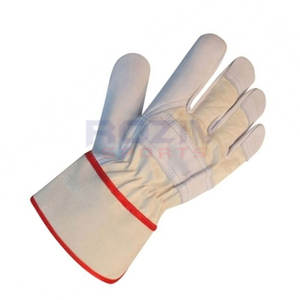 Guantes de Trabajo de Seguridad de Cuero de Alta Calidad, Resistentes, Antideslizantes, con Protección UV, Correa de Muñeca Ajustable, Venta al por Mayor - Product Image 4