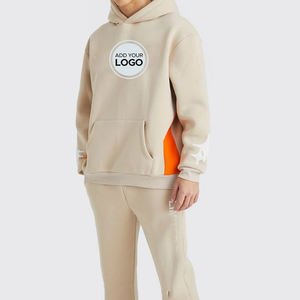 Conjunto de 2 piezas grueso y cálido para hombre, chaqueta + pantalón, nuevo conjunto de otoño para hombre, sudadera de lana de calidad + Pantalones, chándal deportivo para hombre - Product Image 3