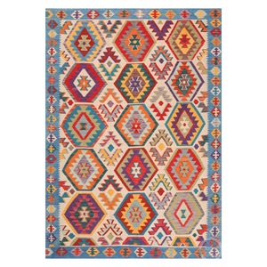 Alfombra de Área Chenille LXDP-0455 de RUGS DEPOT, Color Rojo Borgoña, Diseño Anatolino Tradicional, Impresión Digital, Lavable a Máquina, Antideslizante, Venta al Por Mayor - Product Image 1