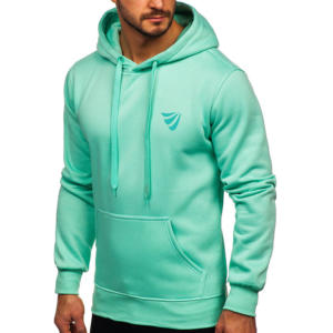 Vente en gros 100% sweats à capuche en coton pour hommes haute qualité logo personnalisé vierge surdimensionné Streetwear avec col à capuche motif solide - Product Image 5