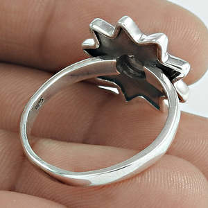 Anillo de Plata de Ley 925 con Piedra Preciosa de Cornalina, Joyería de Estilo Bohemio Hecha a Mano para Mujer, Regalo de Boda Perfecto para Esposa - Product Image 3