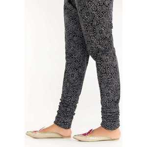 ชุดเดรสสไตล์ปากีสถานแบบอินเดีย ผ้าฝ้ายแคมบริคพิมพ์ลายสีดำ รุ่น TR-21-104 ชูริดาร์ ซัลวาร์ คามีซ และอนารกาลี - Product Image 1