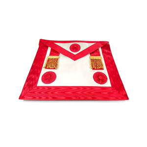 Tablier personnalisé ASSR Tablier de maître maçon de rite écossais avec glands Tablier maçonnique fait à la main à vendre - Product Image 1