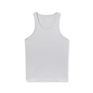 Débardeur de sport de compression pour homme, débardeur de fitness avec tricot côtelé en coton, style décontracté, design OEM - Product Image 4