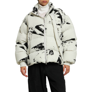 Winter 2025 Winter Puffer Shiny <b>Bubble</b> Jackets Custom logo Glossy <b>Bubble</b> <b>Coats</b> for Men Men's Down Shiny Puffer Jacket for men's - Product Image 3
