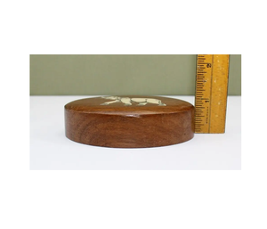 Regalos de Navidad, pisapapeles de madera natural, diseño tallado a mano, artículos de decoración de grabado al menor costo - Product Image 6