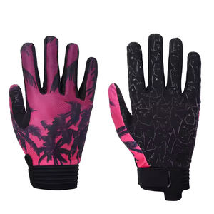 Gants de course à vélo unisexes de haute qualité à doigts entiers Protection UV Impression de logo personnalisée Fonction écran tactile Fabriqués en spandex pour hommes - Product Image 3