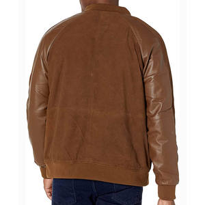 Hot Arrival Men's High Quality 100% <b>Suede</b> Leather Custom Leather <b>Jacket</b> Wholesale <b>Suede</b> <b>Jacket</b> for Man Custom 2023 - Product Image 4
